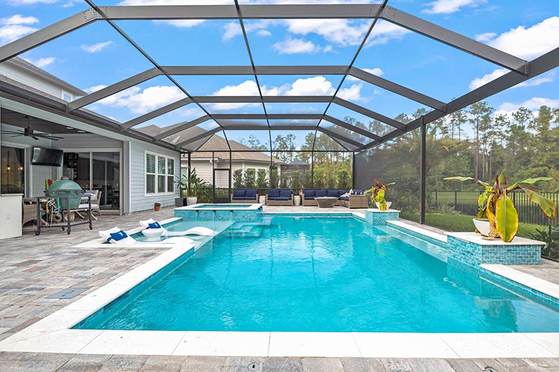 residential pool and spa