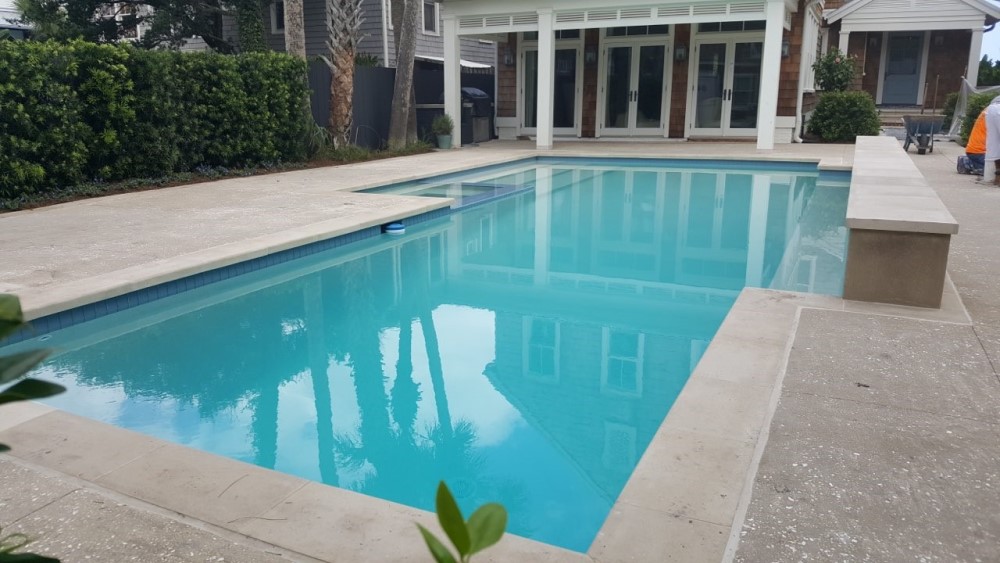 Cove Blue plaster example 2