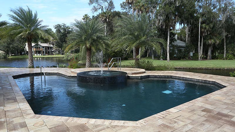 residential pool and spa