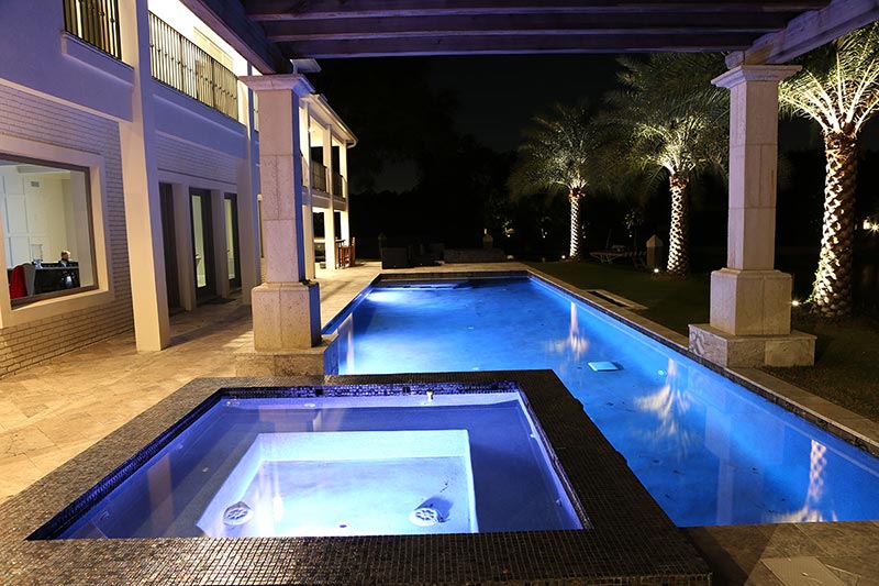 residential pool and spa