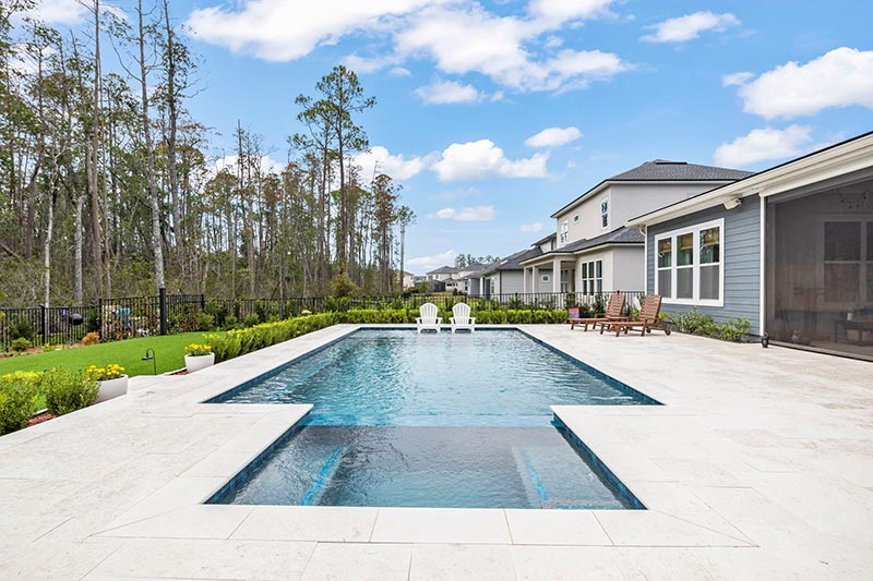 residential pool and spa