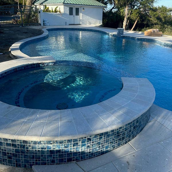 completed pool project