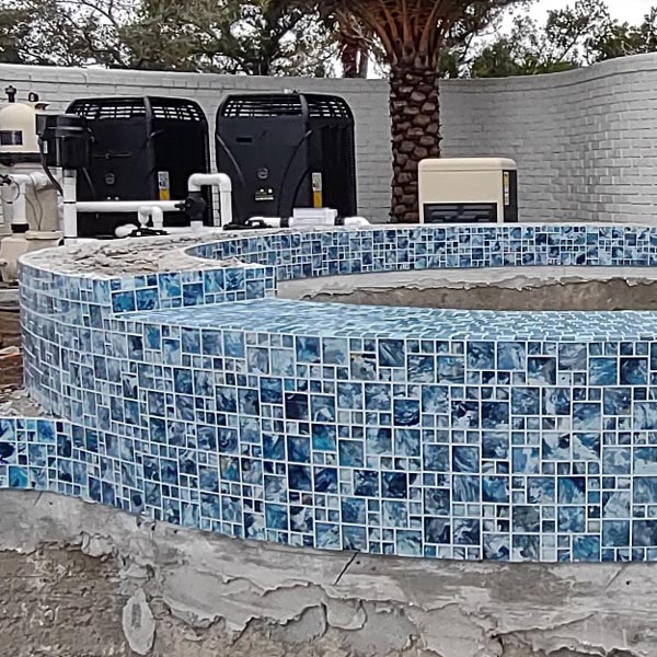 pool and spa tiling