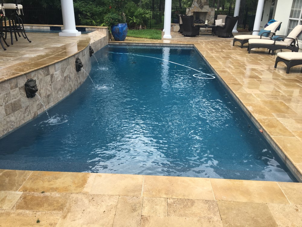 Travertine pavers - Noce